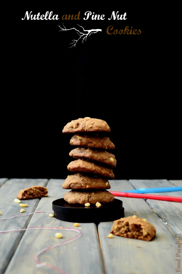 Nutella and Pine Nut cookies